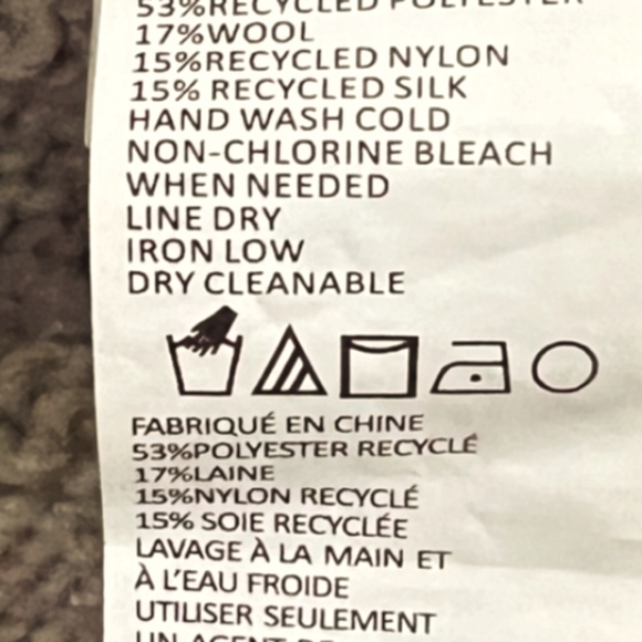 NWT PrAna Wool Blend Ibid Tunic Mock Sweater Oversized Wool Silk Blend - Picture 3 of 6